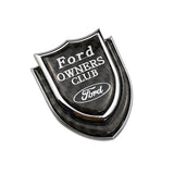 Ford Shield Carbon Fiber Car Rear Sticker Window Emblem Badge Decal
