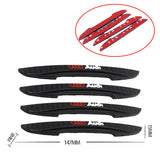 4pcs/set Audi Quattro Car Door Protection Bumper Strip Anti Scratch Sticker