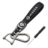 Nissan PU Leather Car Keyring Keychain