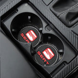 2PCS SEAT Diamond Car Water Coaster Cup Mat