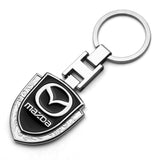 Mazda Logo Shield-shaped Metal Car Keychain
