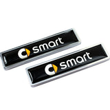 2pcs/set Mercedes Benz Smart Logo Metal Car Side Sticker Auto Emblem Badge