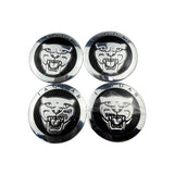4pcs/set 60mm Jaguar Car Wheel Center Hub Sticker Decal