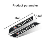2pcs Buick Logo Car Fender Side Sticker Decal Emblem Badge