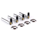4pcs/set Porsche Logo Car Door Bolt Lock Pins Gate Lock Screws