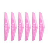 6pcs Tesla TPU Car Door Anti-collision Protective Stickers Bumper Strip Decal