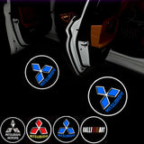 2pcs Mitsubishi Wireless Car Welcome Door Laser Projection LED Light