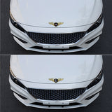 Ford Mustang Shelby Angle Wings Metal Car Front Hood Bonnet Sticker Emblem Badge