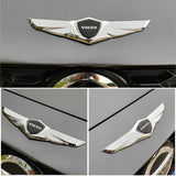 Volvo Metal Wings Car Front Hood Sticker Emblem Badge Decal