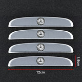 4pcs/set Mercedes Benz Car Door Mirror Side Anti Collision Sticker Bumper Strips