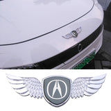 Acura Logo Metal Wings Car Front Hood Bonnet Center Sticker Emblem