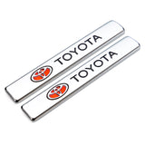 2pcs Toyota TRD Logo Car Fender Side Emblem Badge Sticker