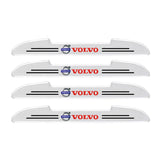 4pcs Volvo Car Door Bumper Strip Anti-collision Protection Sticker