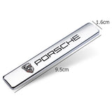 2pcs Porsche Logo Car Fender Side Emblem Badge Sticker