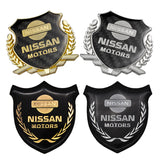 Nissan Metal Carbon Fiber Car Rear Sticker Shield Trunk Emblem Badge Decal