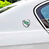 2pcs 39x39mm Land Rover Shield Metal Car Window Sticker Emblem Badge Decal