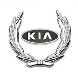 KIA Wheat Metal Car Window Sticker Emblem Badge Decal