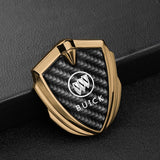 Buick Shield Carbon Fiber Car Side Window Sticker Emblem Badge Decal