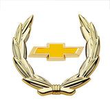 Chevrolet Wheat Metal Car Window Sticker Emblem Badge Decal