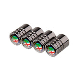 4pcs/set Alfa Romeo Logo Car Air Valve Stem Caps Auto Tyre Valve Covers