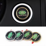 2.8cm Land Rover Discovery Range Rover Metal Car One-click Start Button Sticker Decal
