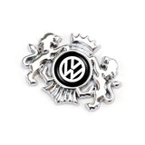 VW Double Lion Metal Car Rear Sticker Auto Window Emblem Badge Decal