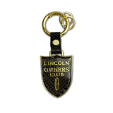 Lincoln Carbon Fiber Car Keychain Pendant