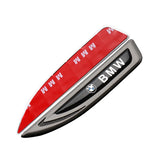 2pcs BMW M Performance Logo Metal Car Fender Side Sticker Decal Emblem Badge
