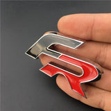 SEAT FR Logo Metal Car Front Hood Grille Emblem Bagde Rear Sticker Decal