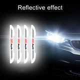 4pcs Audi Car Door Bumper Strip Anti-collision Protection Sticker