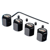 4pcs/set Cadillac Anti-Theft Car Air Valve Stem Cap Auto Tyre Valve Covers