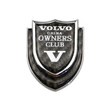 Volvo Shield Carbon Fiber Car Rear Sticker Window Emblem Badge Decal