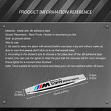 2pcs BMW M Power AC Hamann Logo Metal Car Fender Side Badge Decal Rear Emblem Sticker