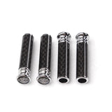 4pcs/set Harley Logo Carbon Fiber Car Door Bolt Lock Pins Gate Lock Screws