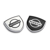 2pcs 39x39mm Nissan Nismo Shield Metal Car Window Sticker Emblem Badge Decal