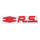 Renault RS Logo Metal Car Rear Sticker Emblem Badge Decal