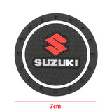2pcs/set Suzuki PVC Car Water Coaster Cup Mat