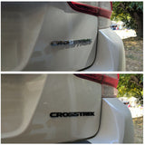 Subaru CROSSTEK Metal Letter Car Rear Sticker Decal Emblem Badge