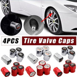4pcs/set Audi Logo Car Tire Valve Caps Auto Tyre Wheel Air Covers Air Caps