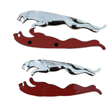 Jaguar Leopard ABS Car Rear Sticker Decal Emblem Badge