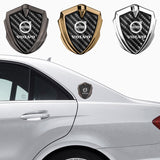 Volvo Shield Carbon Fiber Car Side Window Sticker Emblem Badge Decal