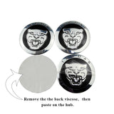 4pcs/set 60mm Jaguar Car Wheel Center Hub Sticker Decal