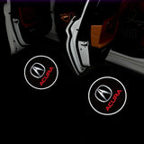 2pcs Acura Wireless Car Welcome Door Laser Projection LED Light