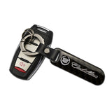 Cadillac Carbon Fiber Car Logo Keychain Keyring