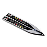 2pcs Volkswagen Rline GTI GTD Logo Metal Car Side Fender Sticker Emblem Badge Decal Decoration