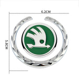 Skoda Metal Car Rear Sticker Auto Window Emblem Badge Decal
