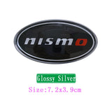 Nissan Nismo Elliptical Metal Car Window Sticker Emblem Badge Decal