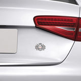 Audi Sline Double Lion Metal Car Rear Sticker Auto Window Emblem Badge Decal