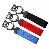 Lincoln Suede Metal Car Keyring Pendant