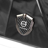 Volvo Shield Carbon Fiber Car Side Window Sticker Emblem Badge Decal